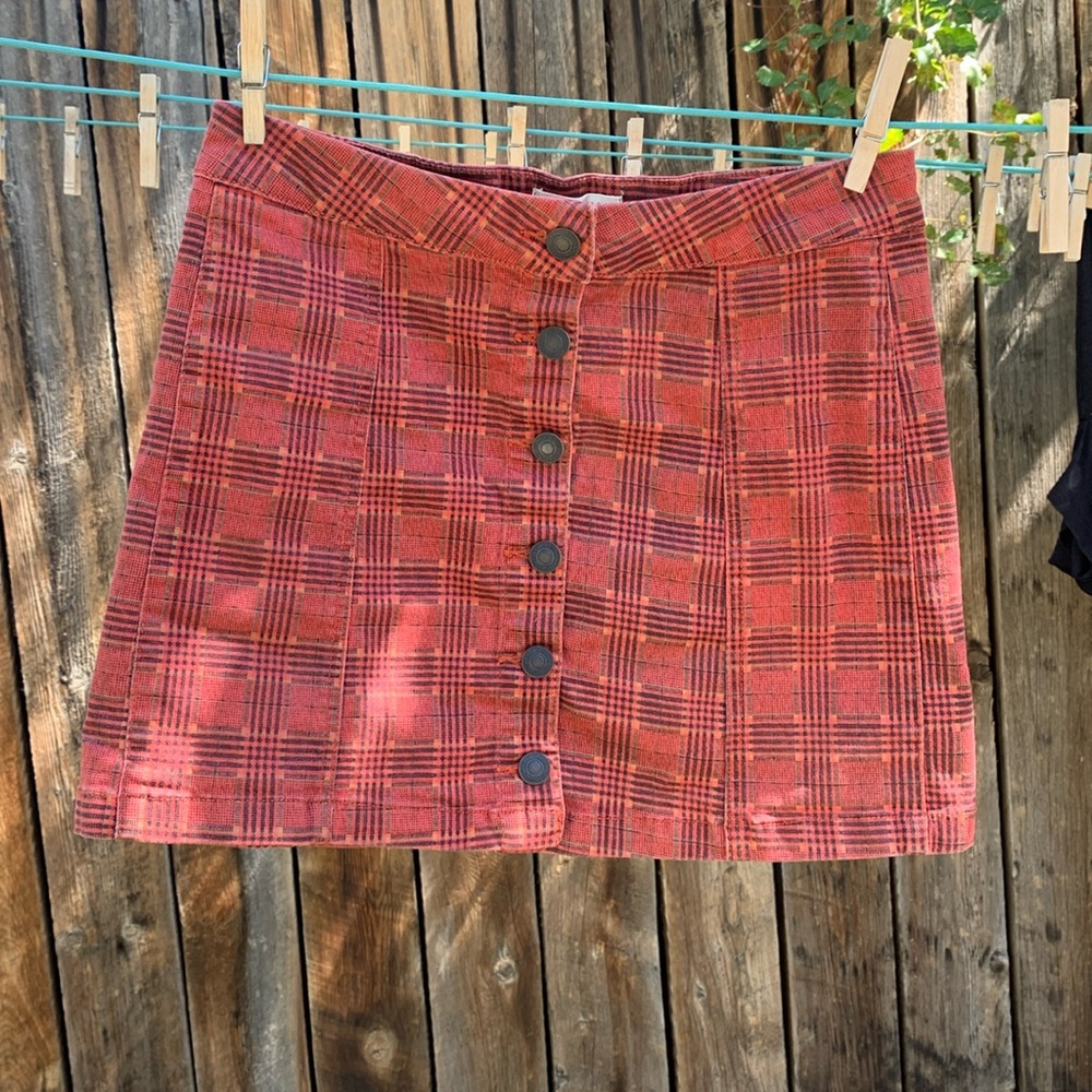Plaid Mini Skirt